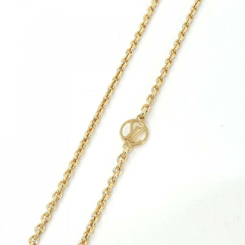 LOUIS VUITTON Gold Necklace - Picture 4 of 6
